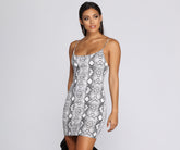 Mini-robe sauvage et féroce